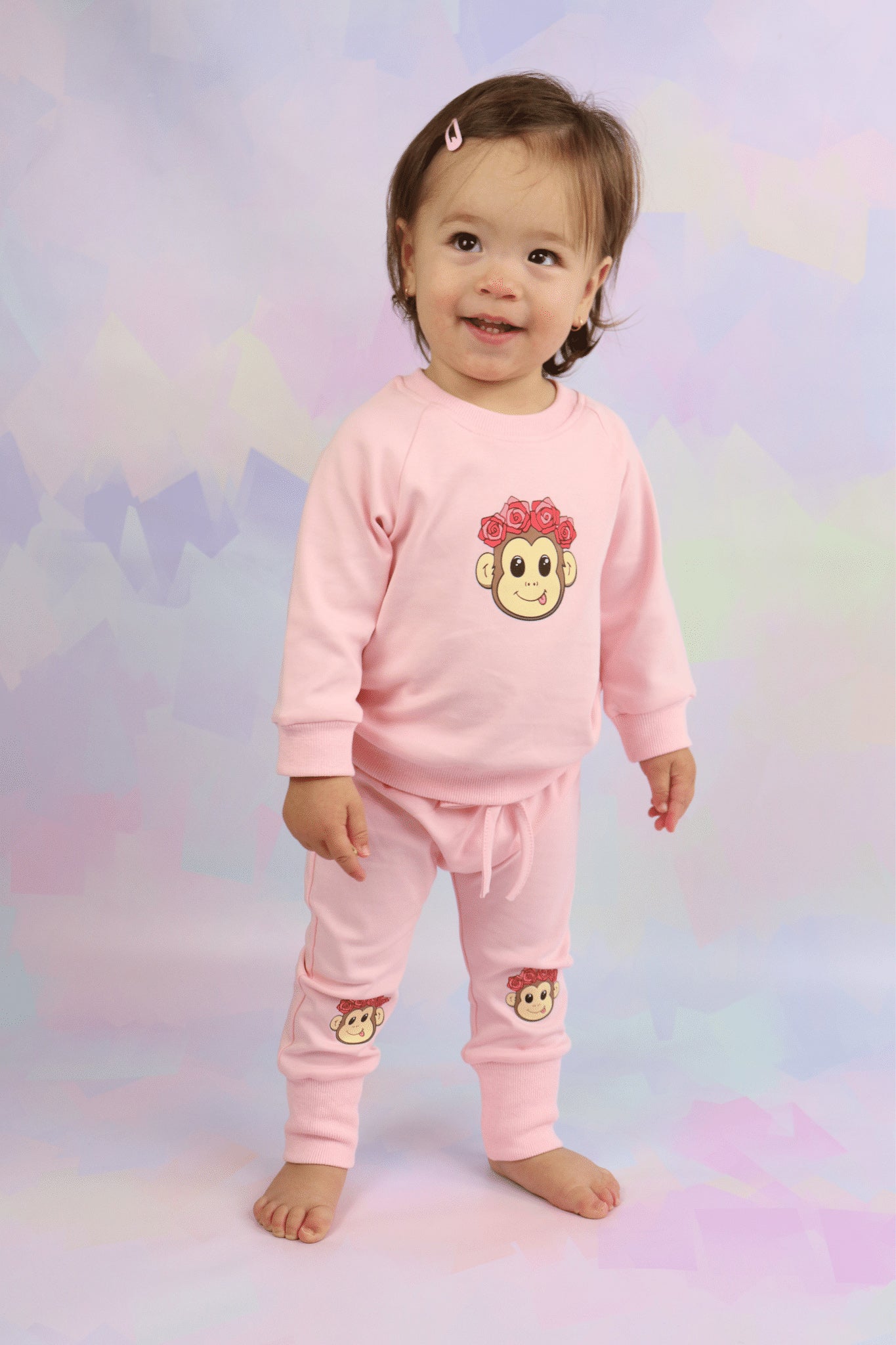 Baby Girl Pink Lounge Set - Cute and Colourful Baby Clothes – Cami Rose  Boutique